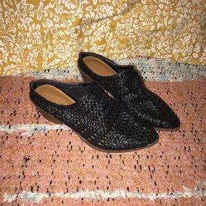 Women's Woven Heeled Mules - Universal Thread